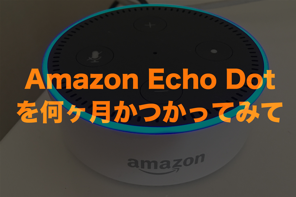 Amazon echo dot レビューアイキャッチ